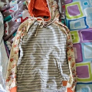 Floral/ Striped DoubleHood